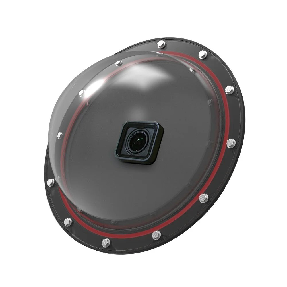 TELESIN купольный порт Замена 6-дюймовый чехол Прозрачная крышка для GoPro Hero 5 6 7 8 9 4 3 +