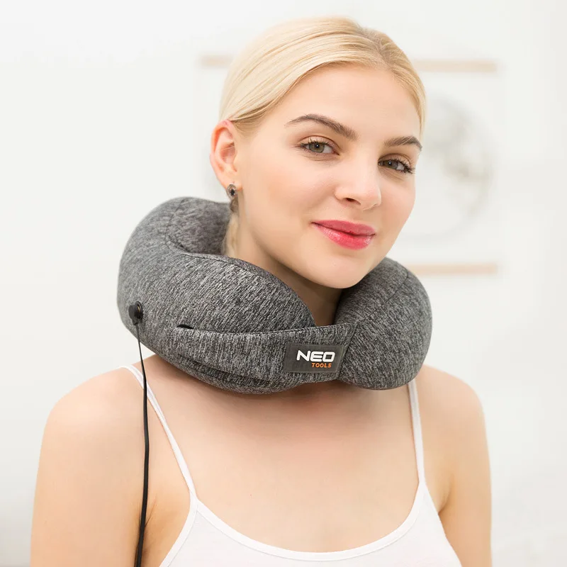 

Graphene heated u pillow cervical spine repair heating pillow adult health care neck pillow hot compress neck pillow vehicle