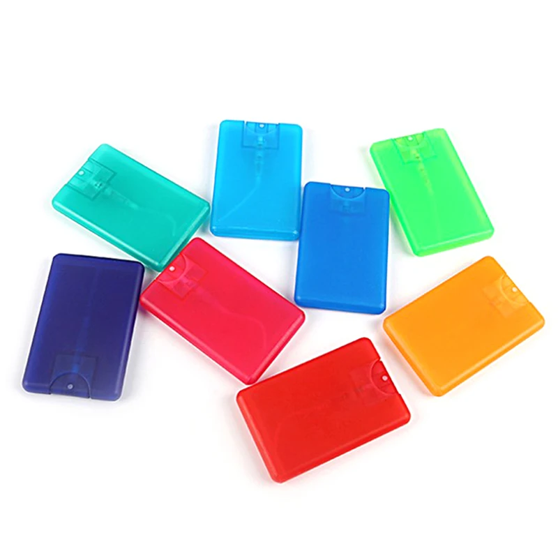 

1Pc 20ml Portable Plastic Perfume Spray Bottle Moisturizing Water Box Card Type Perfume Spray Bottle Perfume Refillable Bottle