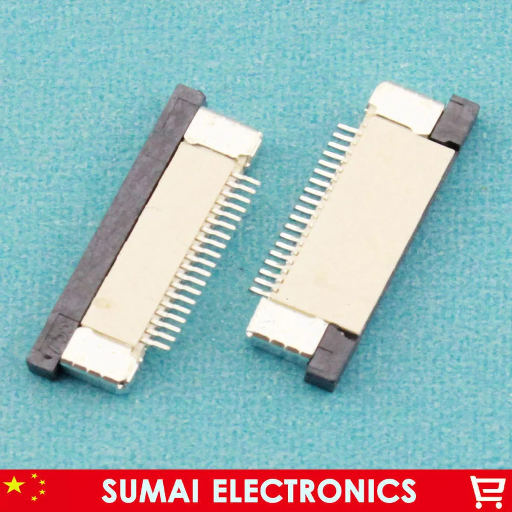 Образец 19Pin разъем FPC FFC 19 Pin 0 5mm Flex кабель Разъем для ЖК дисплей Экран Интерфейс. EC