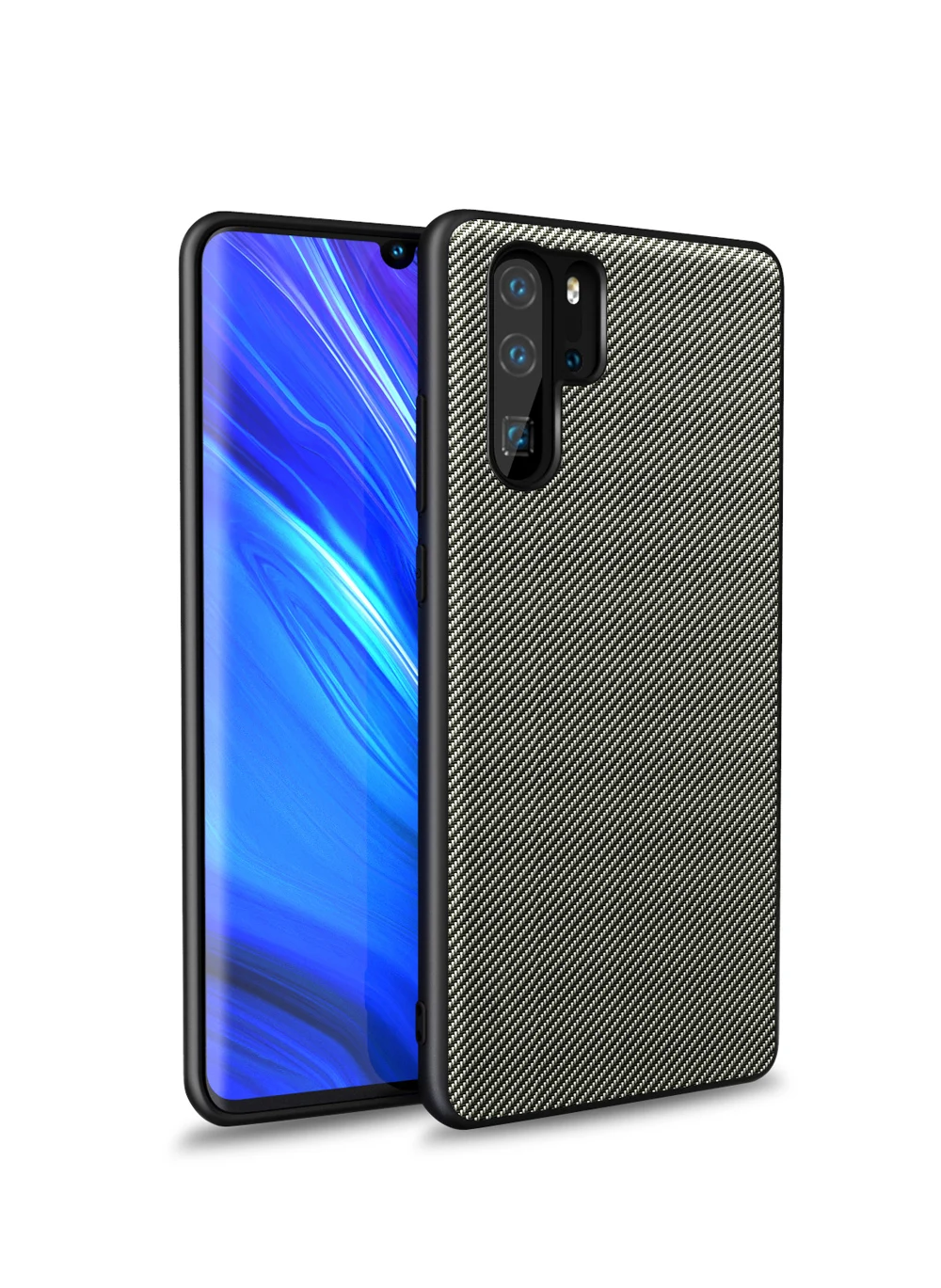 Для HUAWEI P30 Pro чехол Оригинальное углеродное волокно текстура из искусственной кожи полная Защита задняя крышка для HUAWEI P20 P30 Lite чехол для телефона