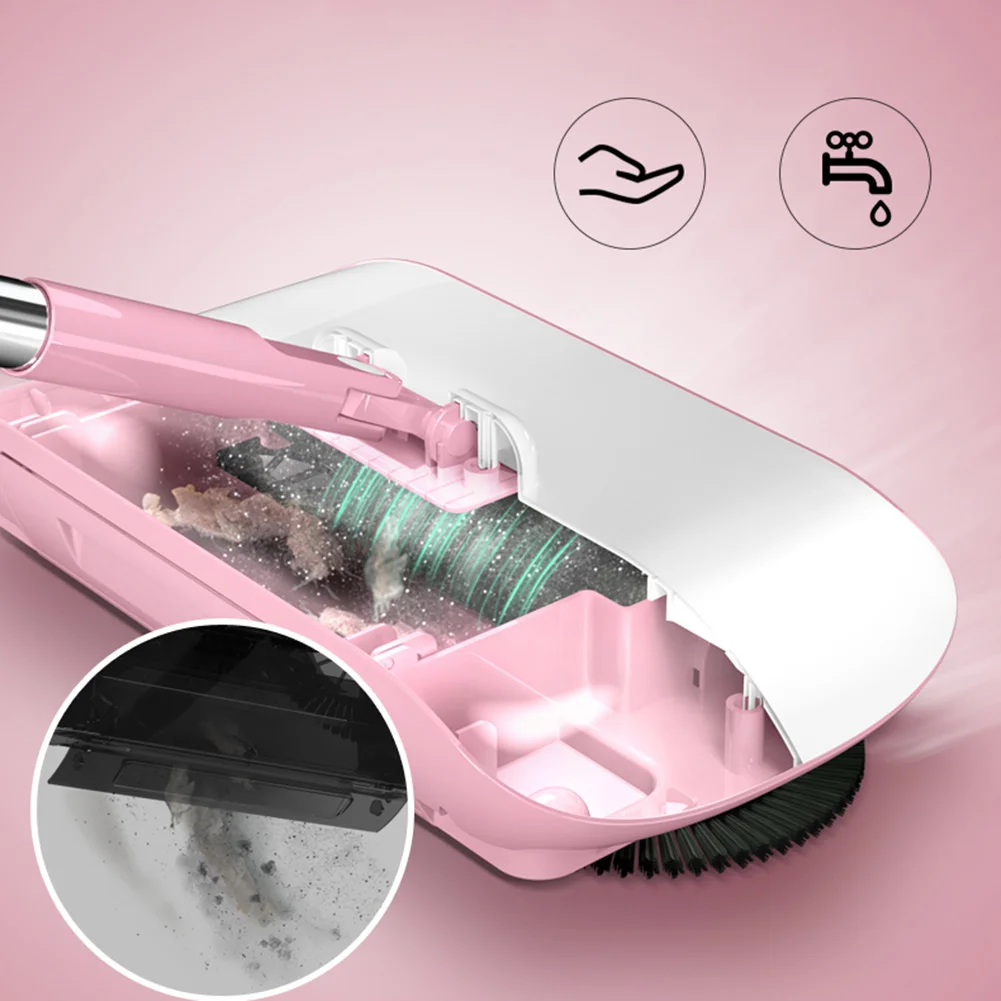 Automatic Hand Push Sweeper Magic Rotate Broom No Electric Household Cleaning Tool Lazy швабра BJStore | Дом и сад