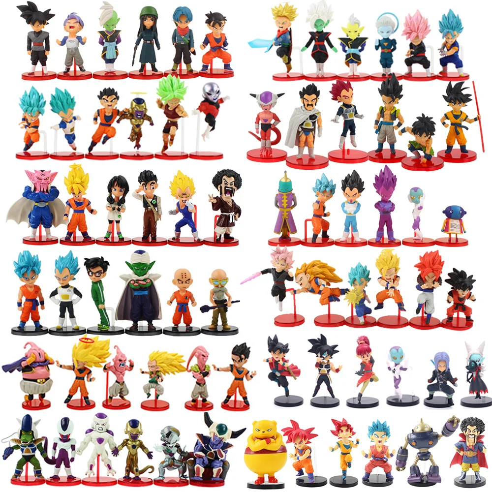 Экшн-фигурки игрушки модель куклы 5-11 см 6 шт./партия