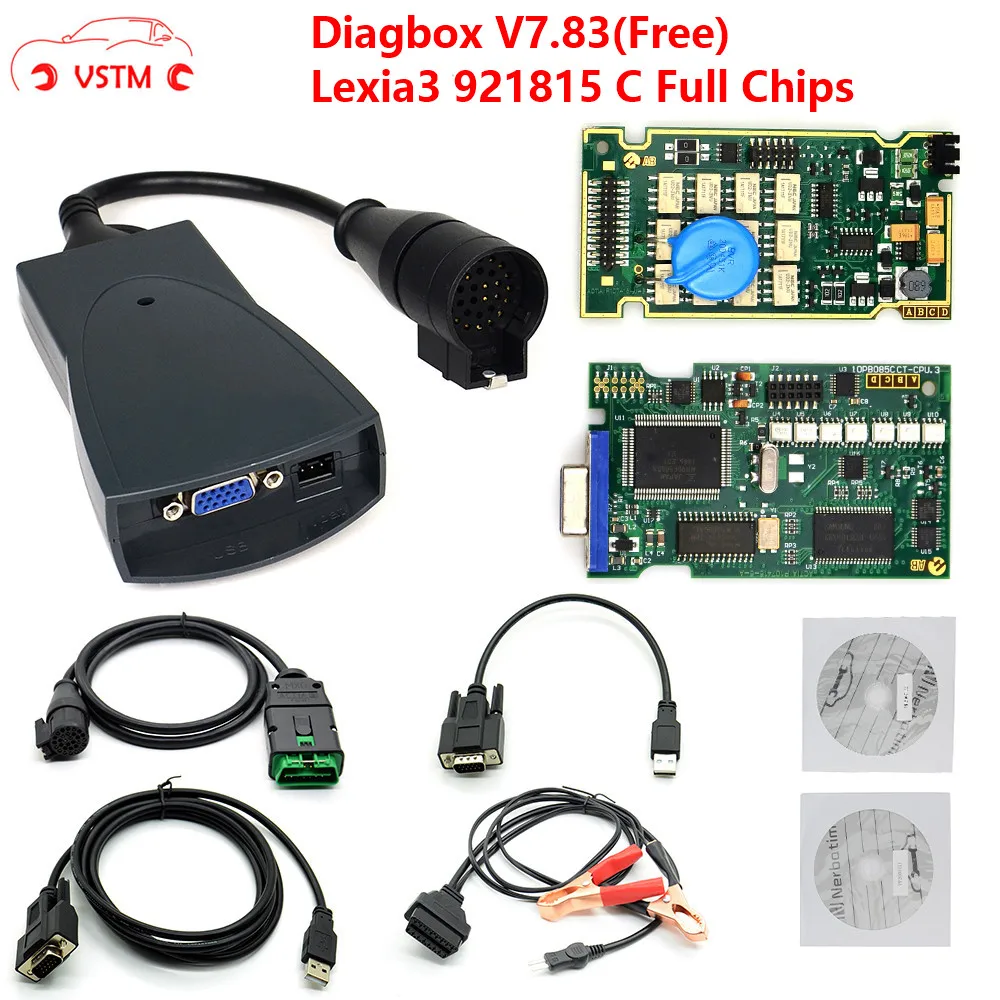 

Lexia 3 PP2000 Full Chip Diagbox V7.83 with Firmware 921815C Lexia3 V48/V25 For Citroen for Pe-ugeot OBDII diagnostic-tool