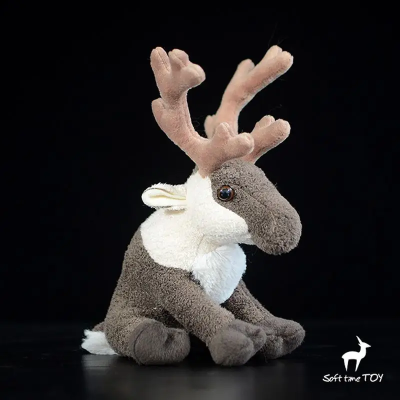 

Супермягкие плюшевые игрушки в реальной жизни, олень, кукла, угловой олень, Модель оленя