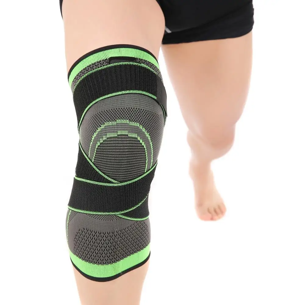 

1PC Kneepad Elastic Bandage Pressurized Knee Pads Knee Support Protector for Fitness Sport Running Cycling Breathable Knee Brace