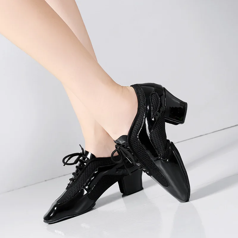 Женские кроссовки для латиноамериканских танцев сетчатые спортивная обувь