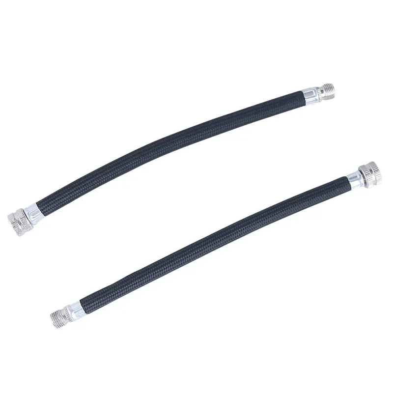 

2PCS/LOT Bicycle Pump Extension Hose Inflator Tube Pipe Cord Cycling Pumping Service Parts Longer Use150Psi Schrader A/V Valve