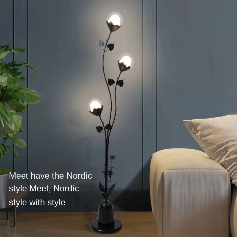 

Nordic Led Tree Floor Lamp Sofas for Living Room Bedroom Teen Room Decoration Bedside Art Standing Home Indoor Lighting Fixture