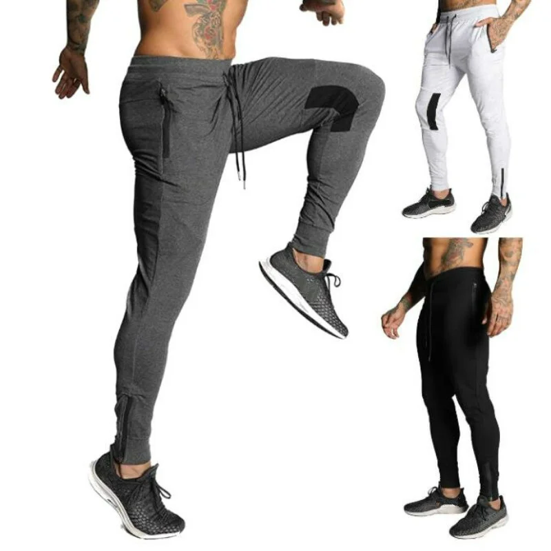 Брюки мужские спортивные джоггеры штаны для спортзала фитнеса бодибилдинга