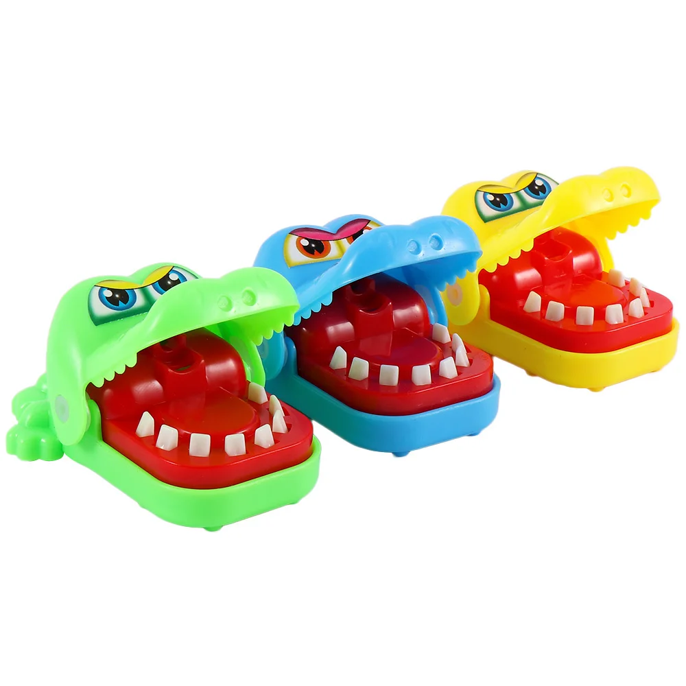 

New creative toys small crocodile mouth dentist bite finger game fun dog toy suitable for children to play