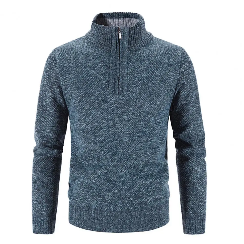 

Plus Size Men Sweater Pullovers Solid Color Autumn Winter Long Sleeve Casual Knitted Turtleneck Men Sweater Pullover Streetwear