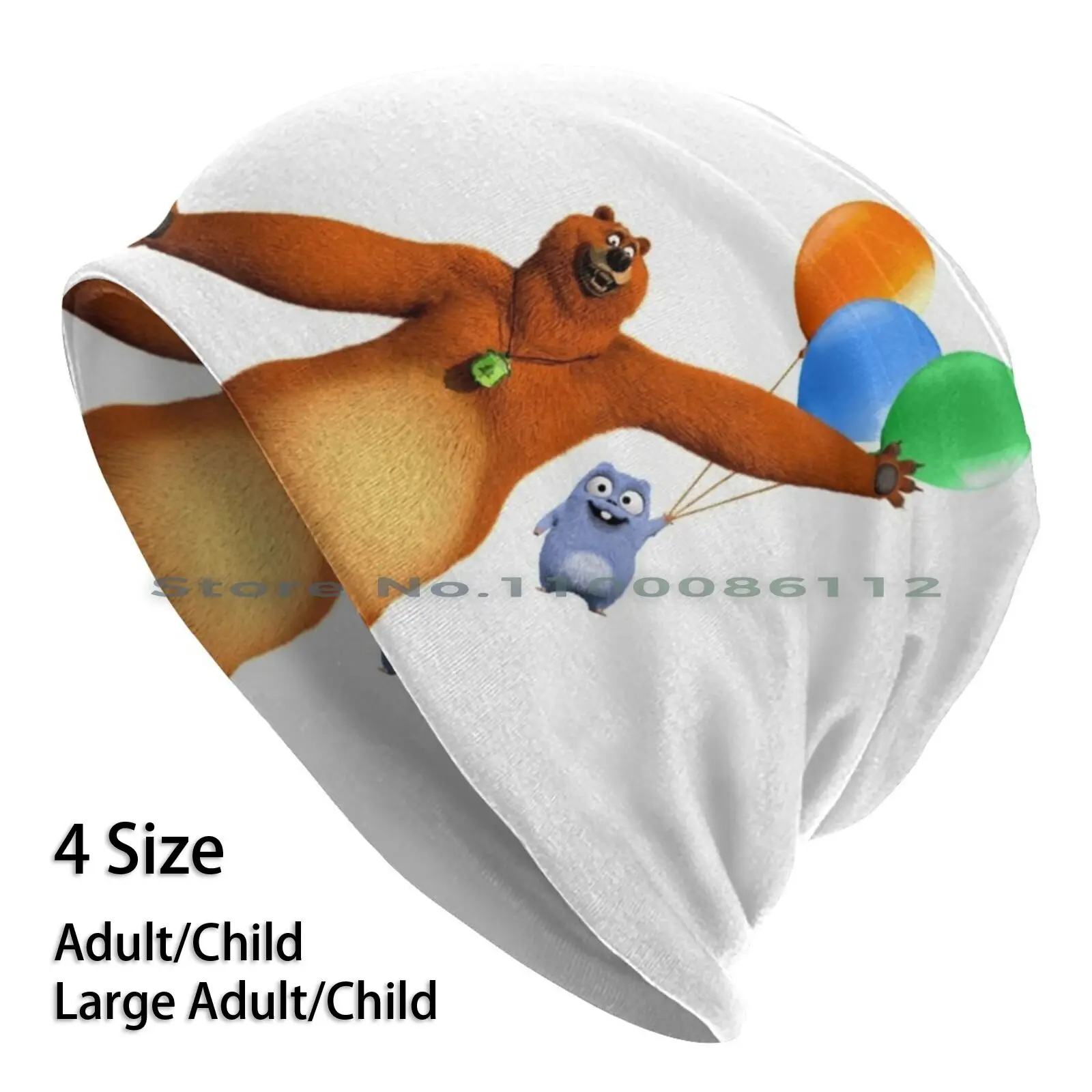 

Celebrations Grizzy And The Lemmings Beanies Knit Hat Cartoon Kids Childhood Animated Show Series Tv Movie Blast From The Past