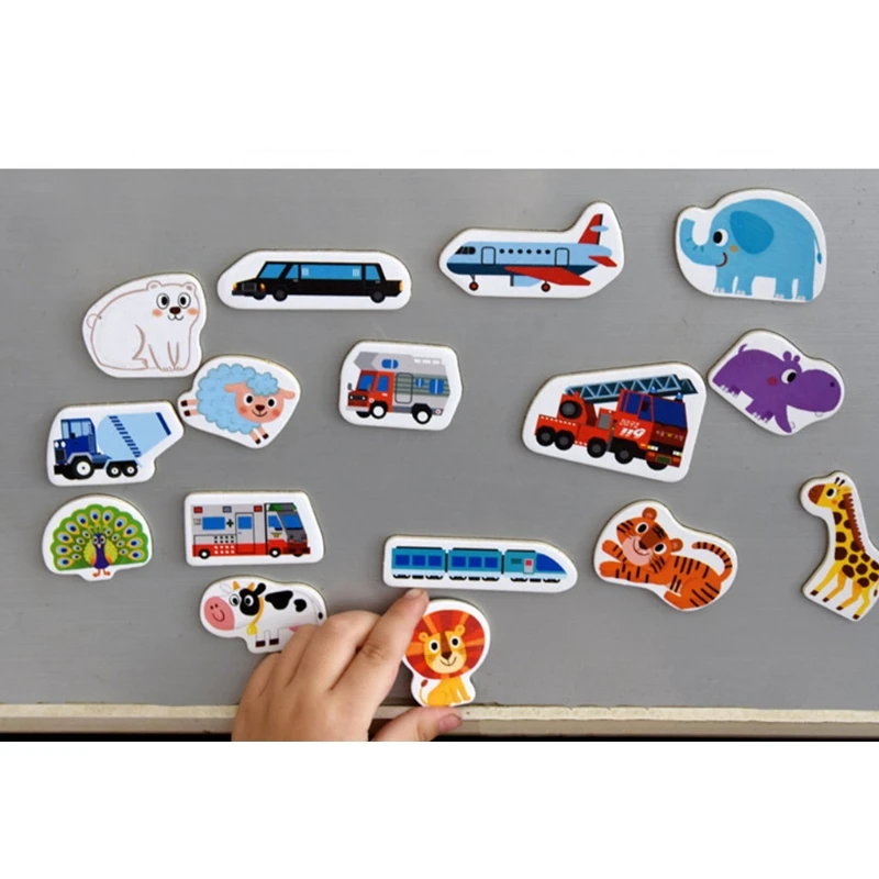 

Магнитная головоломка K1KC, доска Монтессори, магнит на холодильник, Дошкольное обучение, помощь для центра ручной тренировки, для малышей 3 + ...