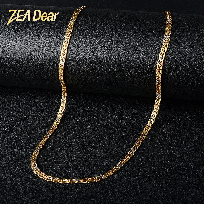 

Diana baby Jewelry Fashion 750 Copper Link Necklaces Chains For Women Man High Quality Classic Trendy For Daily Wear Anniversary