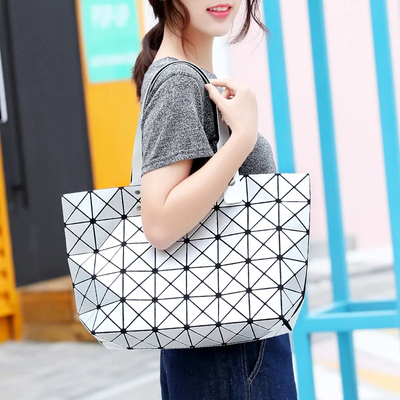 

luxury handbags women bags fashion geometric pattern designer shoulder bags for ladies 2020 large tote bags for work
