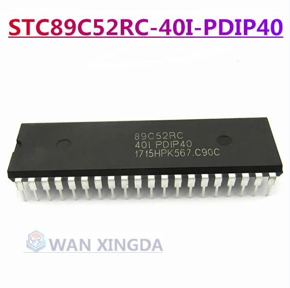 

New original single-chip microcomputer chip STC89C52RC-40I-PDIP40 89C52 integrated circuit IC package DIP-40