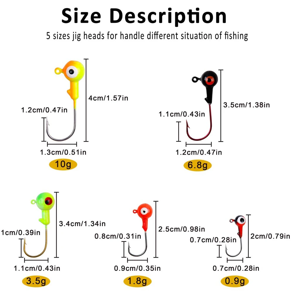 50 шт./40 шт./30 шт. кренк джиг-головка крючок из высокоуглеродистой нержавеющей