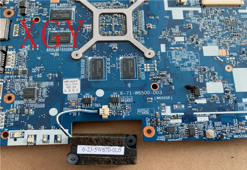 Оригинальная материнская плата для ноутбука CLEV0 W650SR W670SR K610C K590C K710C 6-71-W6500-D03 GPU GT750M