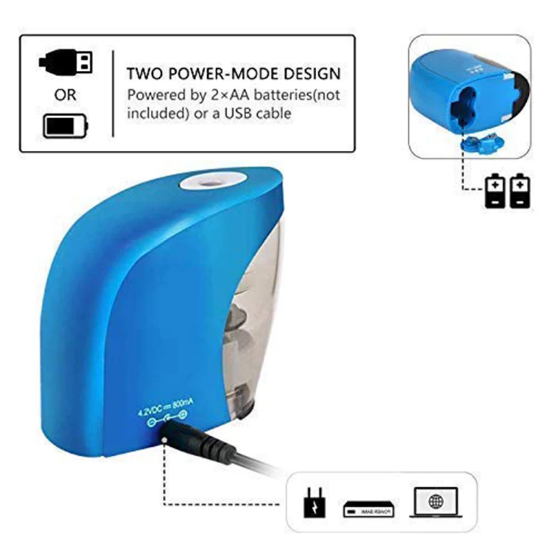 Многофункциональная электрическая точилка для карандашей канцелярские товары