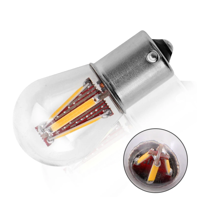 1pcs BA15S P21W led bay15d car Bulb 1156 1157 P21/5W COB S25 Brake Reverse Lights Turn Signal Parking AUTO Lamp white red yellow |
