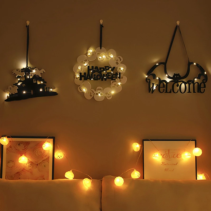 

Светодиодный светильник в виде Луны и черепа на Хэллоуин, украшения для дня и вечерние на Хэллоуин, Декор для дома, ужасы, Хэллоуин, фестивал...