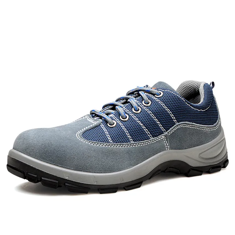 Мужская Рабочая обувь со стальным носком легкая дышащая защитная # JA9F13|Защитные