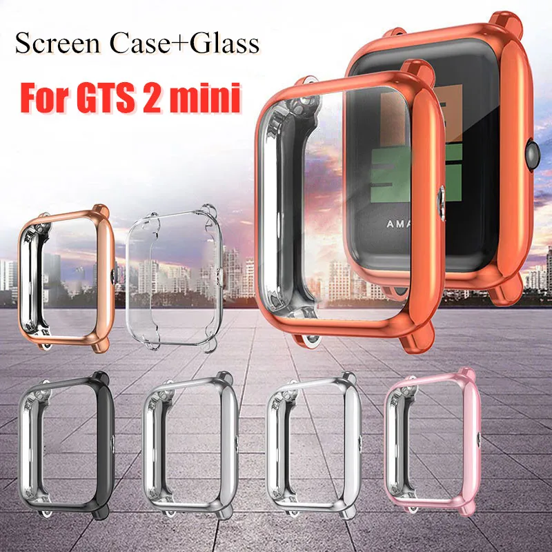 Защитный чехол для экрана стекло смарт часов Xiaomi Amazfit GTS 2 mini Huami gts2 gts Защитные