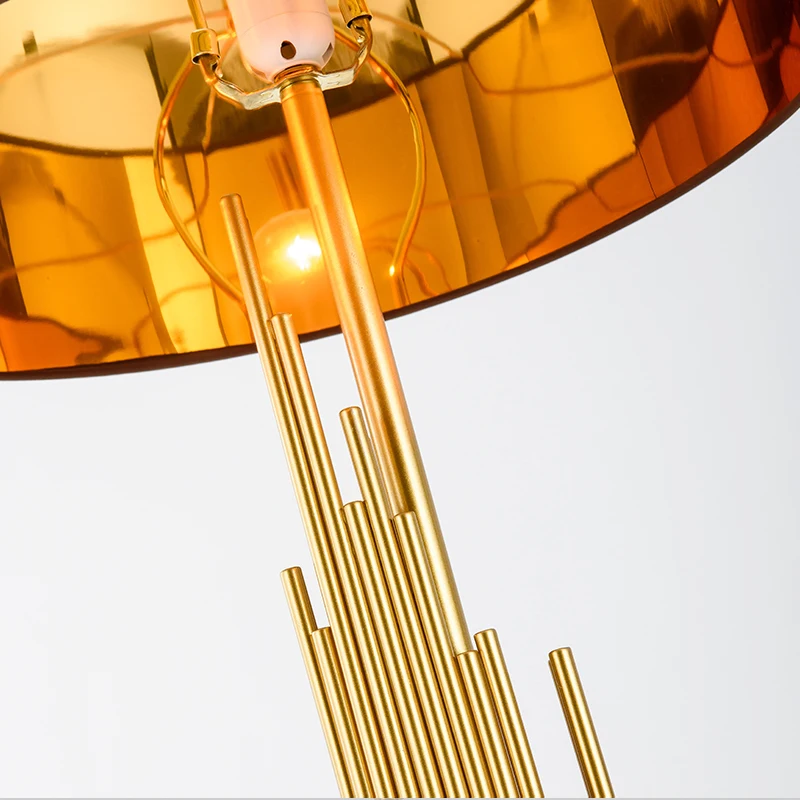 Напольная Лампа из американской ткани простой стиль для гостиной учебы в