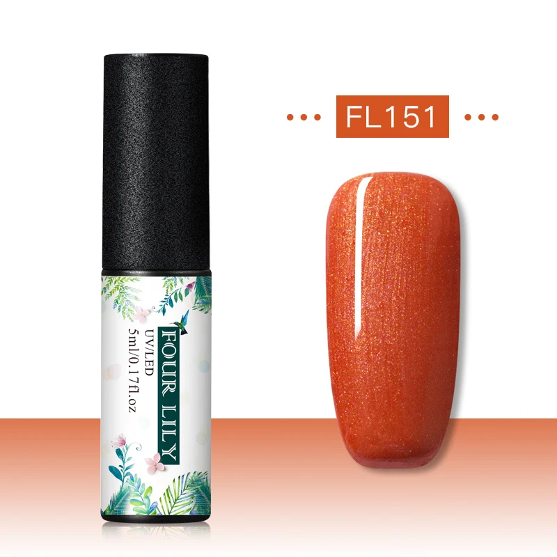 CS06922 Четыре лилии Гель-лак набор УФ Vernis Полупостоянный праймер верхнее покрытие 5 мл цветной гель для ногтей лак Nagellak Soak Off лак - Цвет: CS06922