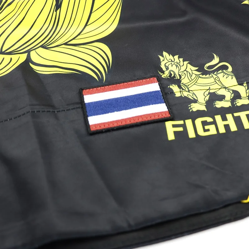 Lotus печати Муай Тай для смешанных боевых искусств ( футболок (MMA) Костюмы клетка