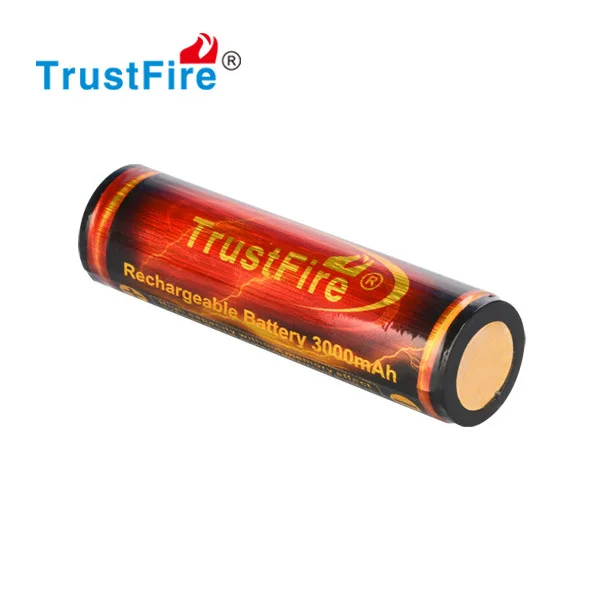 1 шт. 100% оригинал TrustFire 3000 мАч 3 7 в 18650 Li-Ion Перезаряжаемые Батарея с защитой доска