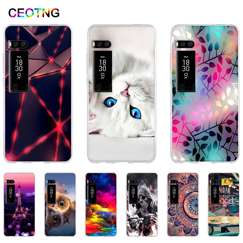 Чехол для Meizu Pro 7 Plus мягкий силиконовый чехол 7|Бамперы| |