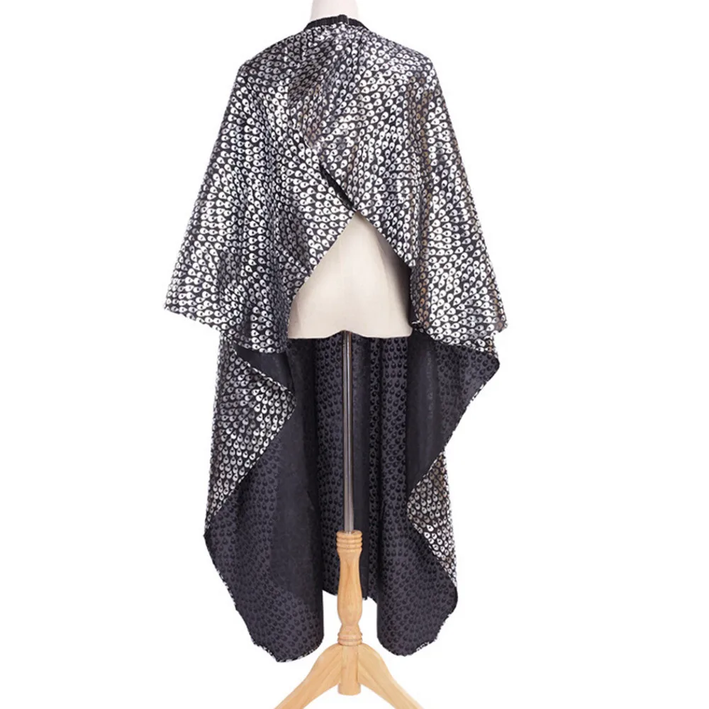 Модная накидка для стрижки волос водонепроницаемая тканевая парикмахерской и