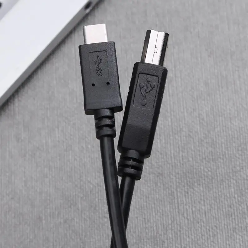 Кабель для принтера USB C к B 2 0 Шнур сканера MacBook ноутбуков с интерфейсом Type C|Кабели