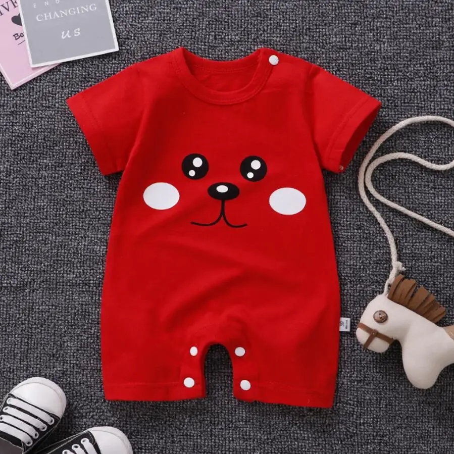 Детские комбинезоны летняя стильная одежда для маленьких мальчиков и девочек с