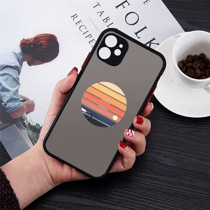 

Hot Sea wave surf surfing ocean Phone Case black matte transparent For iPhone 7 8 x xs xr 11 12 pro plus mini max Clear Funda