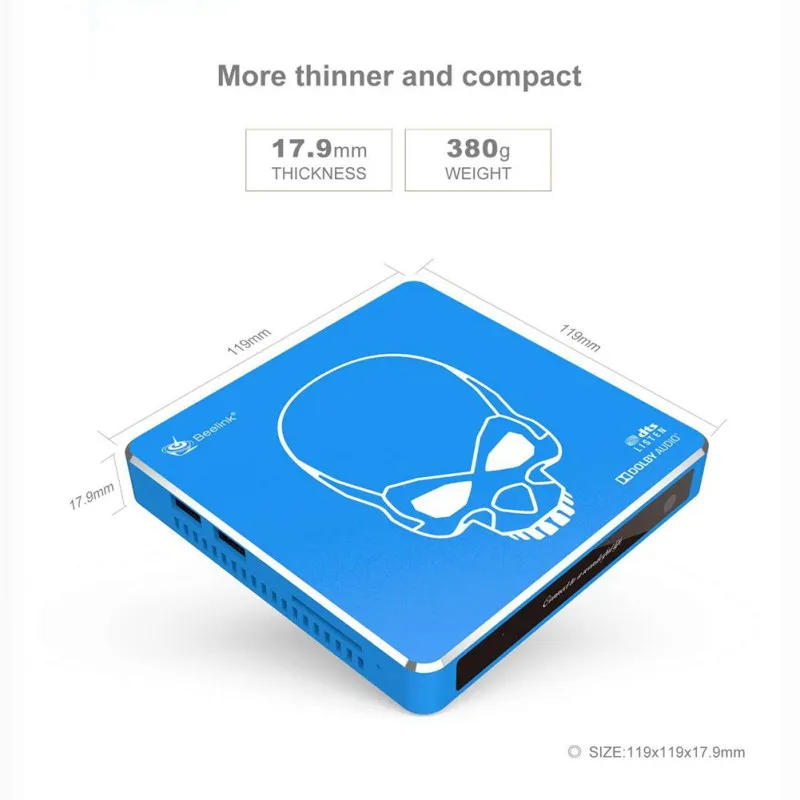 ТВ приставка 4 Гб + 64 Beelink GT King Pro Amlogic S922X H Android 9 0 Hi Fi Sans Perte Son 4K Dolby Audio Dts|ТВ-приставки