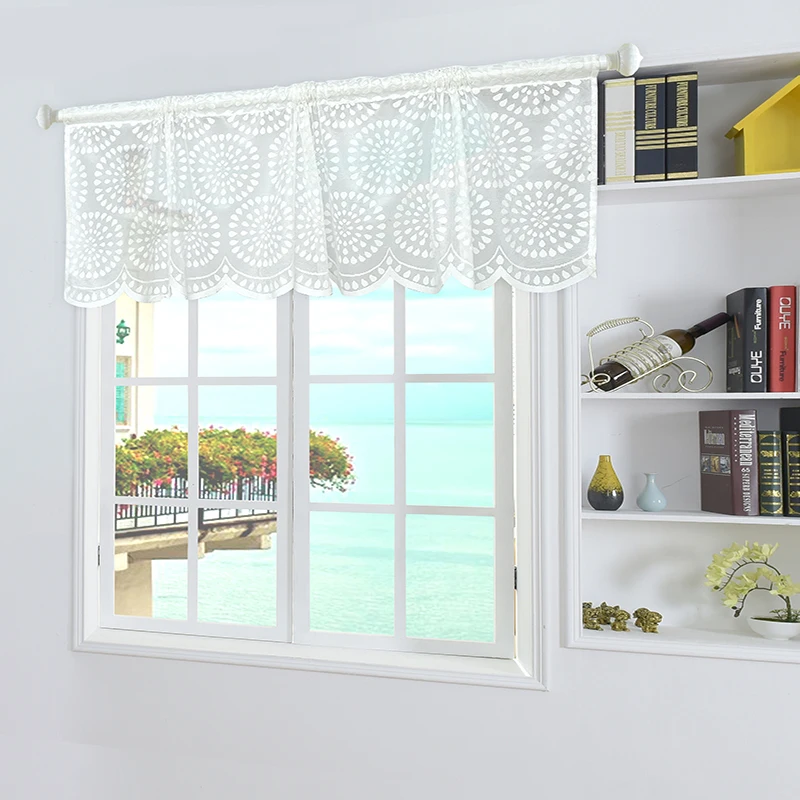 Кофейные римские тюлевые занавески оконные индивидуальные панели для кухонного