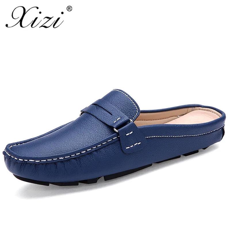 Мужские повседневные сандалии Xizi летние дышащие лоферы из воловьей кожи в
