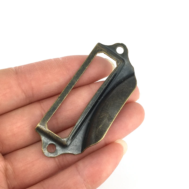 20 шт. 69*29 мм античный бронзовый шкаф для документов аппаратные этикетки рамка