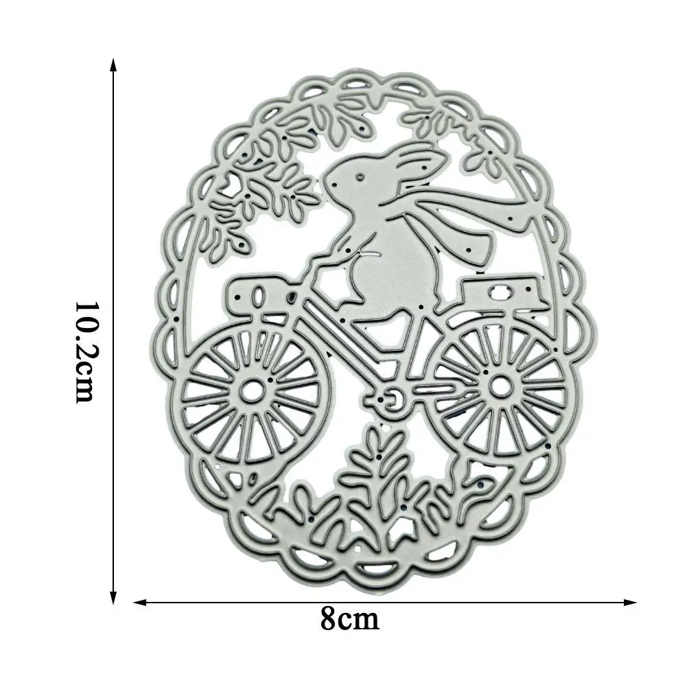 

New Design Metal Stencil Mold Cutting Dies Happy Easter Bunny Scrapbook Die Cuts Album Paper Card Craft Embossing