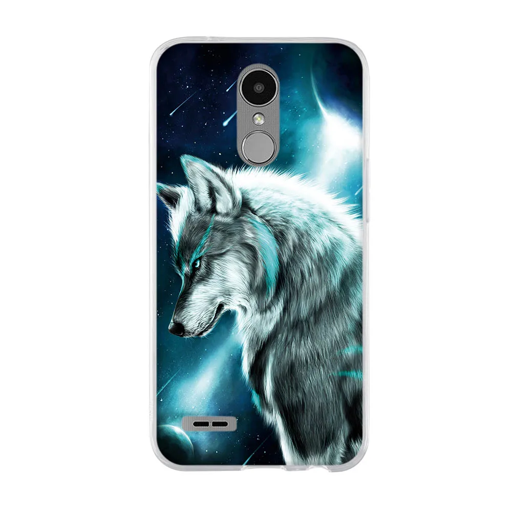 For LG K10 2017 LV5 Case Cartoon Printing Pattern Back Cover Soft Silicone Coque Capa Funda for X400 M250 M250N | Мобильные телефоны