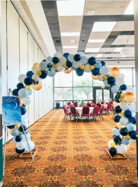 

FAST SHIPPING Large Size Golden Metal Circle Balloon Arch Decoration