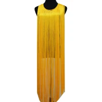 long fringe tassel polyester chainette fringes latin dress macrame lace 1 yds samba dancewear trimming trims 50 100cm