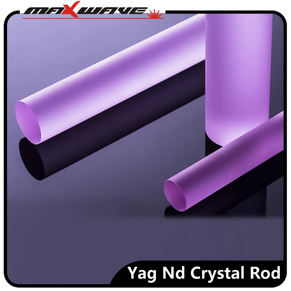 Экономичный 6x120 мм Nd Yag crystal rod 1064 нм лазерный стержень для лазерного сварочного