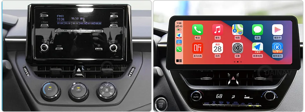 

12.3 Inch 128G For Toyota Corolla 2019-2021 Car Android Radio Stereo Multimedia Player GPS Navigation Carplay DVD IPS Head