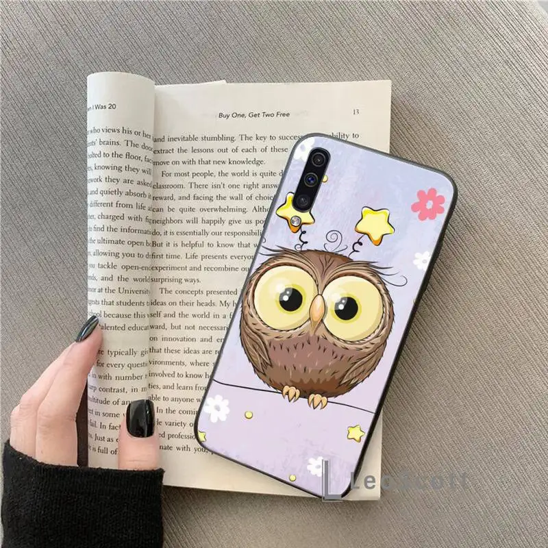 

Cute owl cartoon Phone Case For Samsung Galaxy A 3 6 7 8 10 21 01 11 31 91 10S 20S 30S 50S PLUS