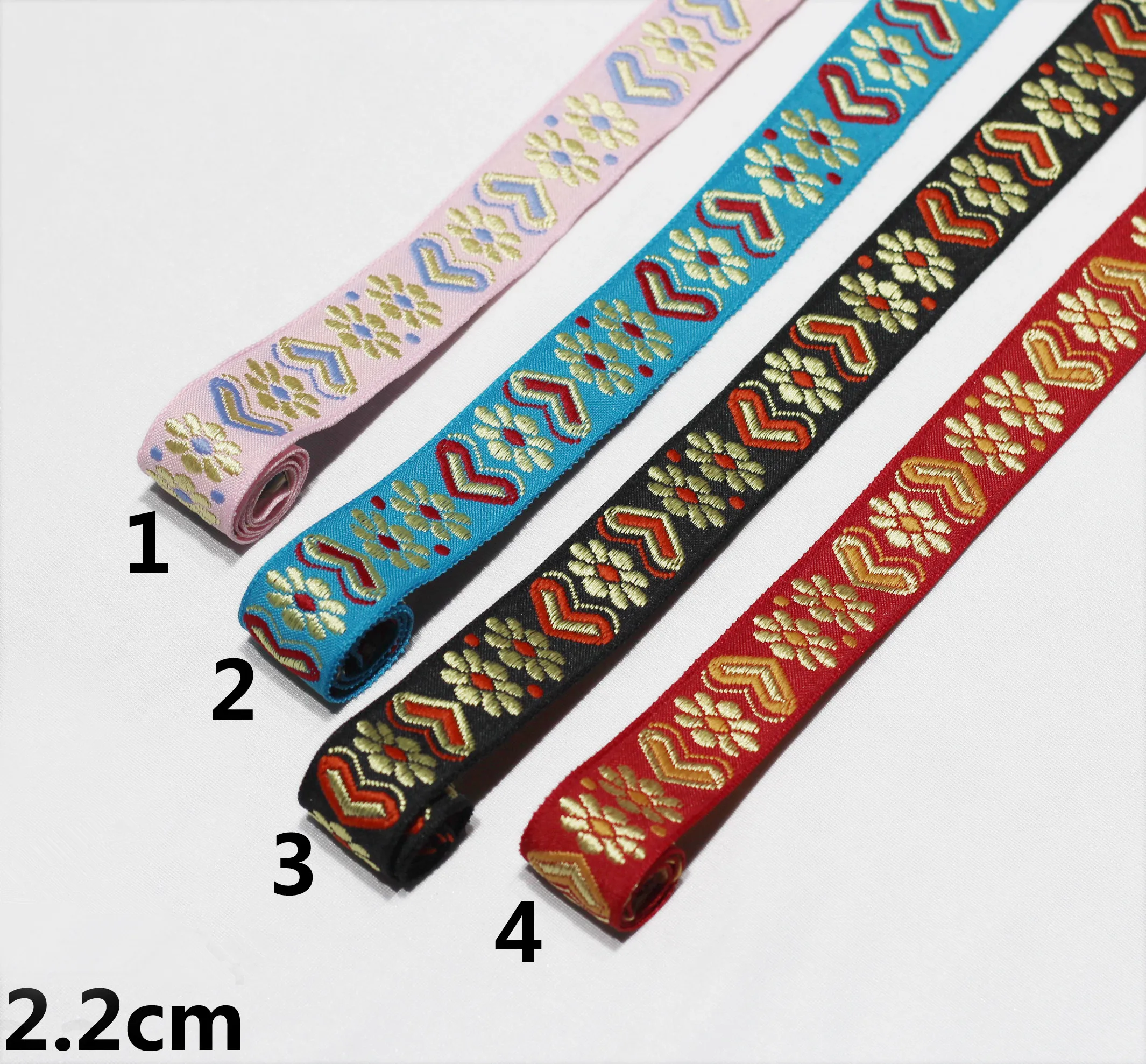 

2.2cm nation style woven jacquard ribbon,XERY191210D