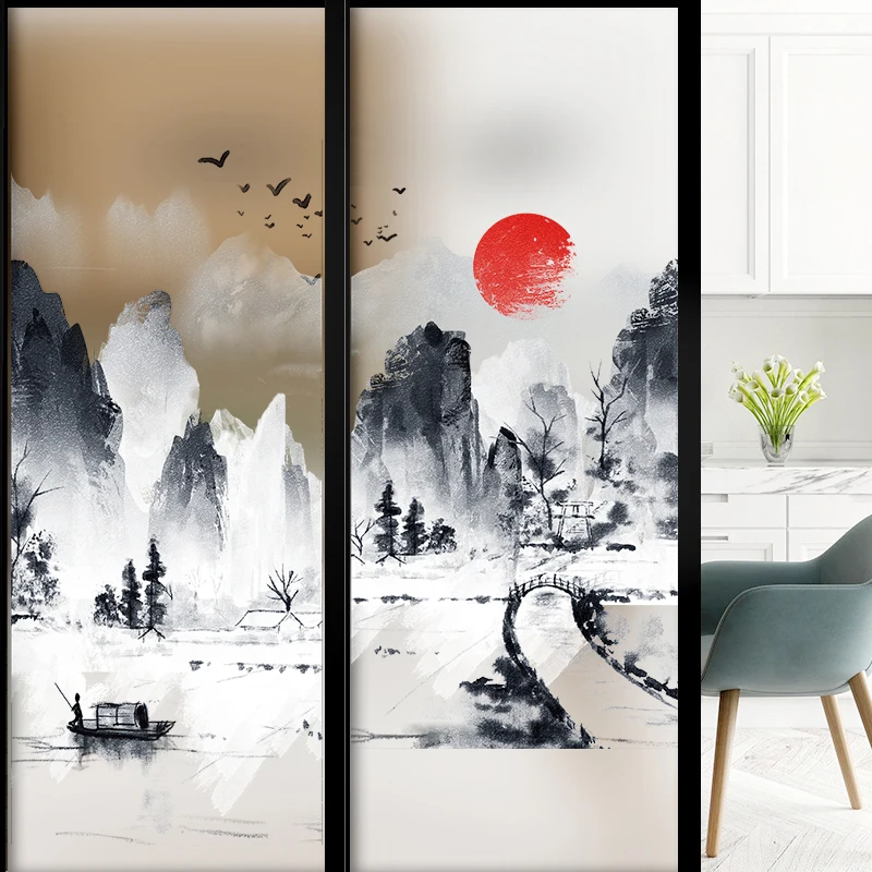 Новые стили по индивидуальному заказу статического цепляться матовый витражная